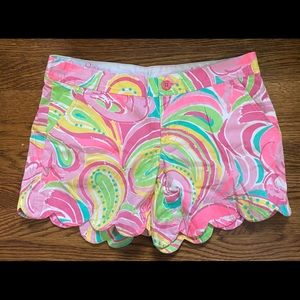 Lilly Pulitzer Buttercup Shorts Sz 4